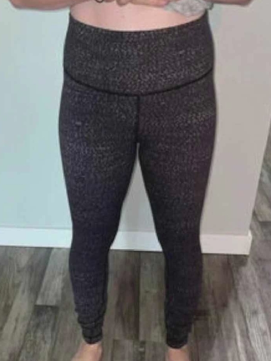 lululemon athletica Pants - lululemon athletica Speckled Black and White Athletic Top